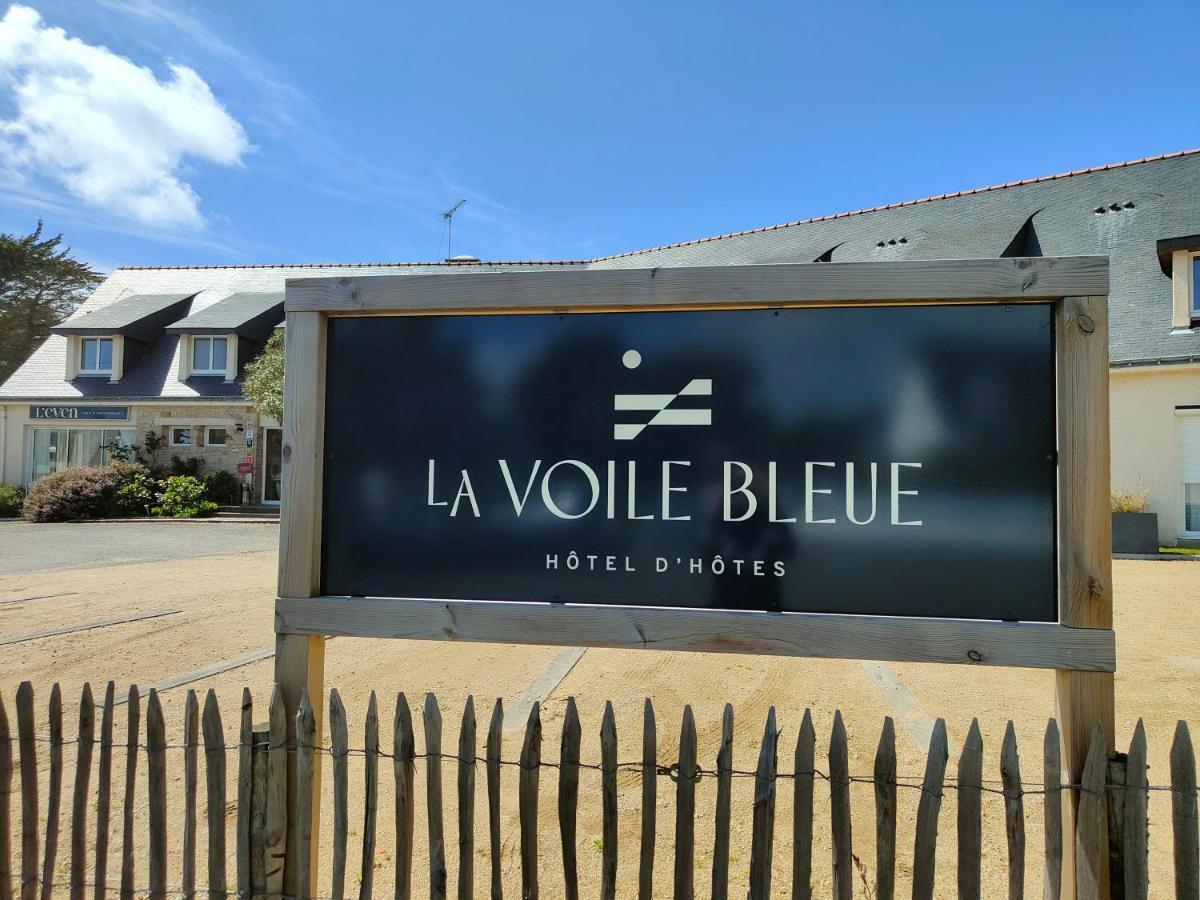Hotel Restaurant La Voile Bleue Erdeven Exterior foto